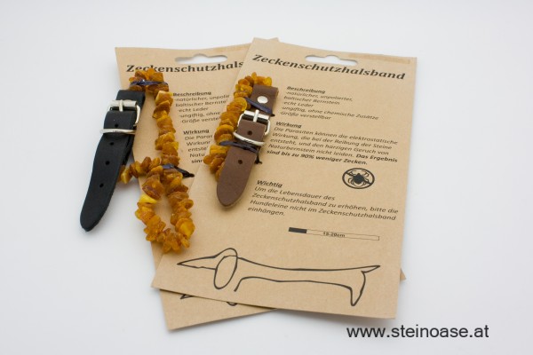 Hunde Zeckenschutz-Halsband  45-50cm  Schwarz